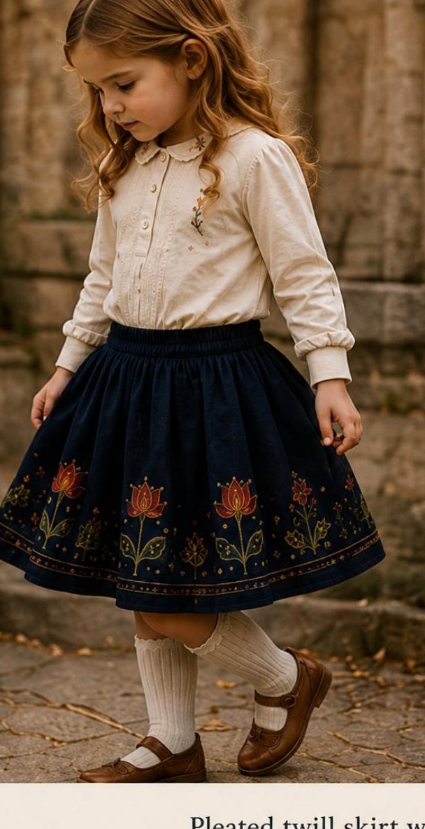 Look 17: The Lotus Skirt — ELOVA RENN StoryWear